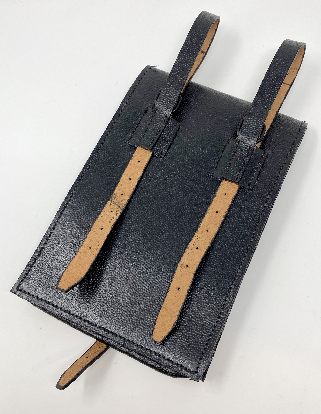 WWII German Map Case, Black Leather