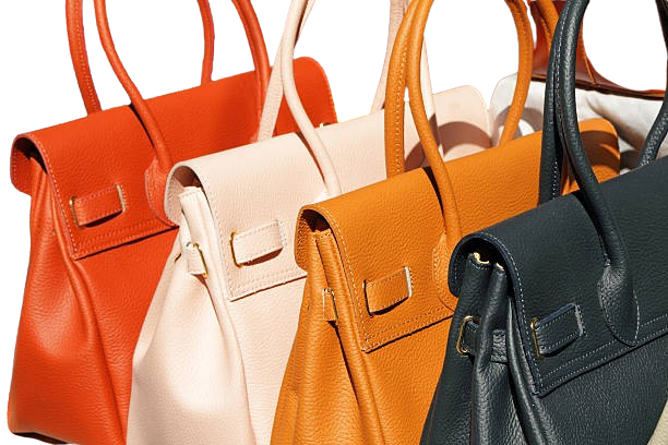 Colorful handbags