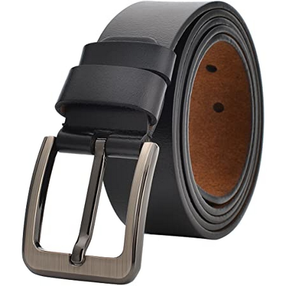 Men reversible leather belt for formal dress