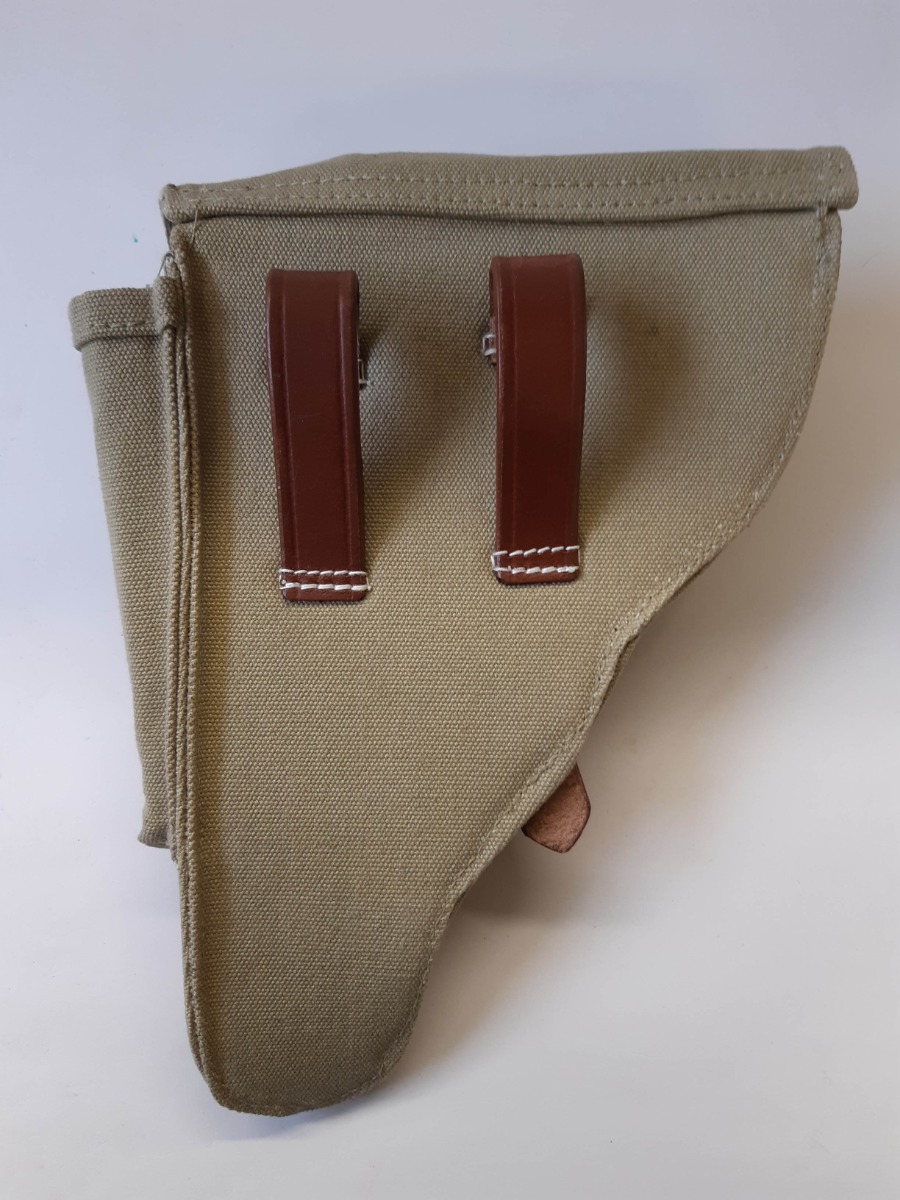 WWII GERMAN P08 LUGER DAK COTTON CANVAS HOLSTER
