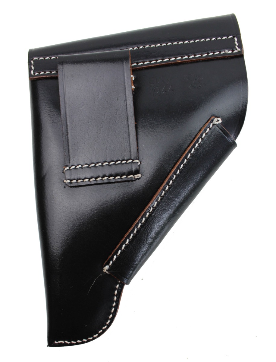 Walther PP Leading Edge Black Leather Holster – 1944 GXY Rare Variant