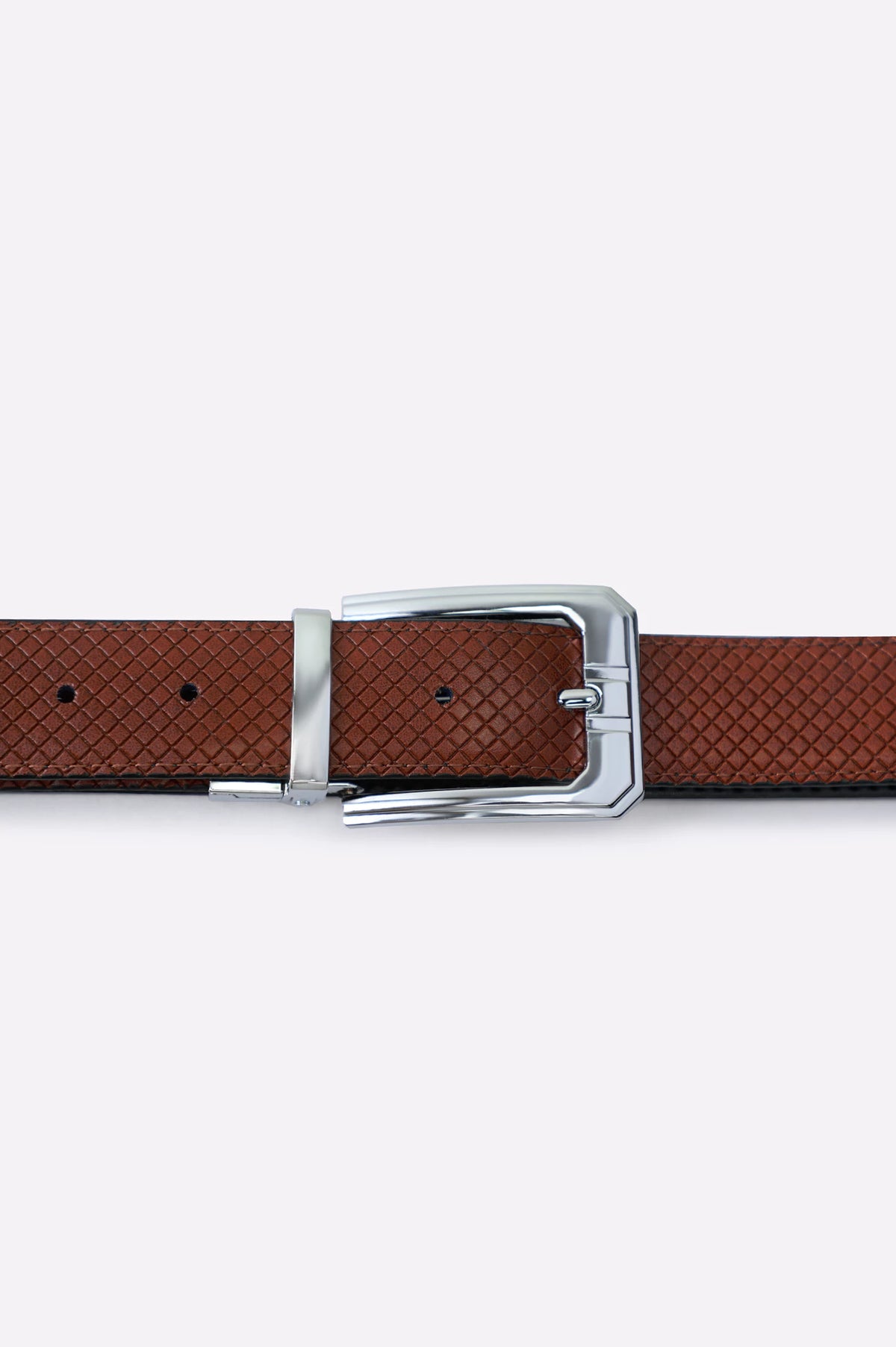 Brown Black Reversible Men's Belt