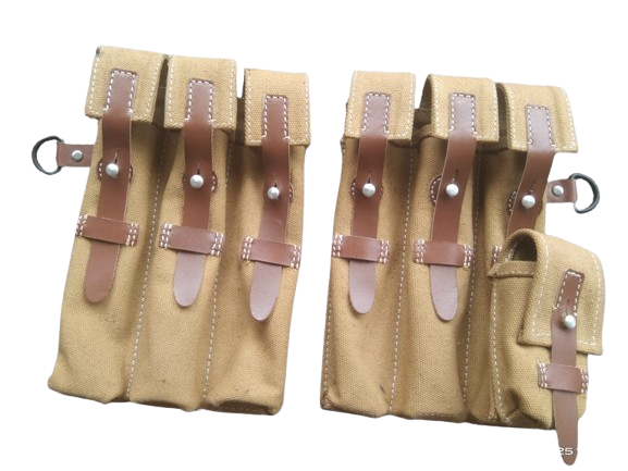 WWII British Style Webbing Pouch Set